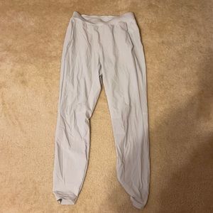 White lulu lemon joggers